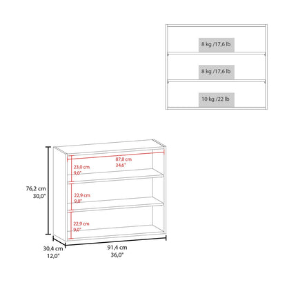 Wenge Wall Cabinet - Open Storage & Shelves