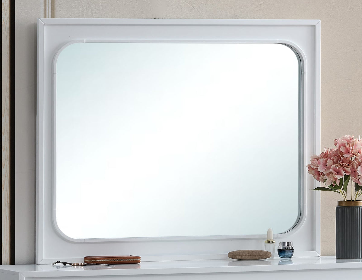 White Mirror Vanity - Modern Design, 45x36"