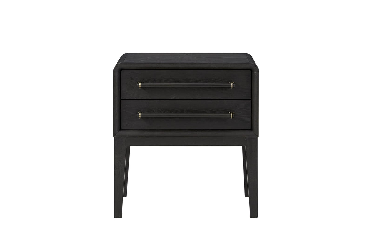Small Nightstand - Peppercorn Finish | Solid Wood MDF