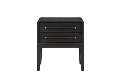 Small Nightstand - Peppercorn Finish | Solid Wood MDF