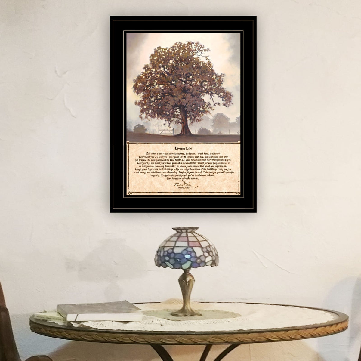 Trendy Wall Art Framed Print - Multicolor Paper Decor