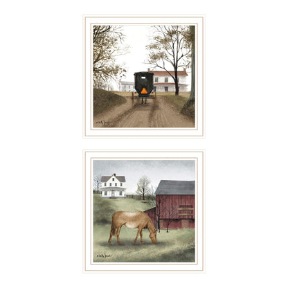Trendy Wall Art Prints - Multicolor Wood & Paper Decor