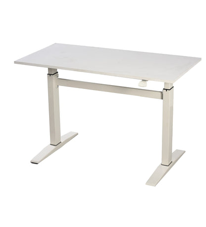 47" White Height Adjustable Standing Desk