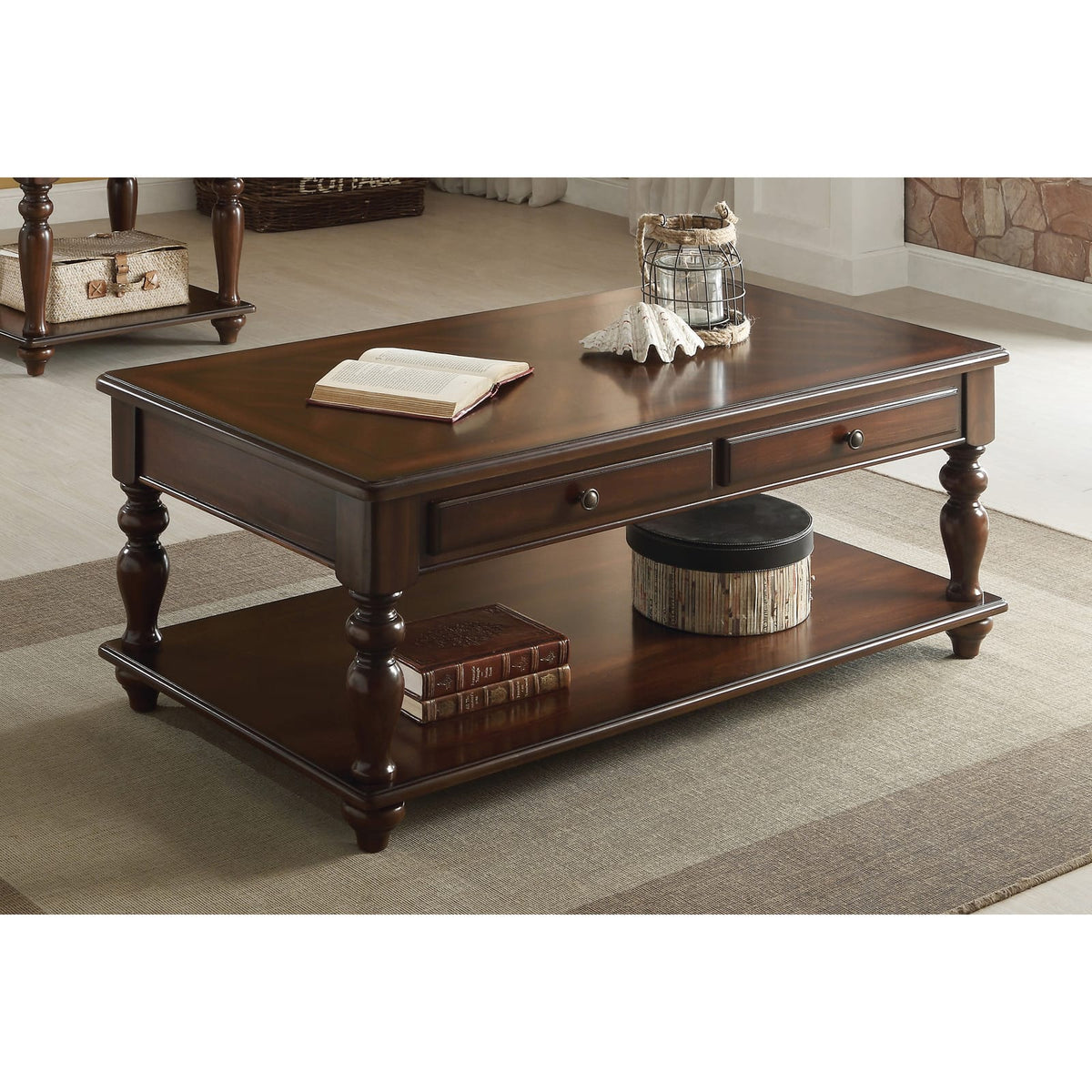 Walnut Coffee Table with Lift Top - Storage & Style