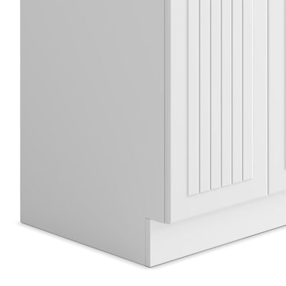 Murphy Laundry Cabinet - White | 24" Storage & Stainless Sink
