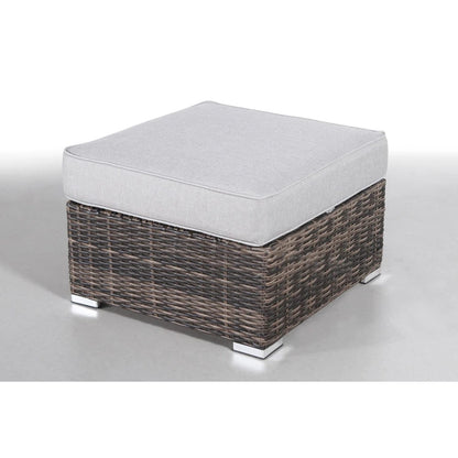Espresso Wicker Patio Armchair Set - No Assembly Required