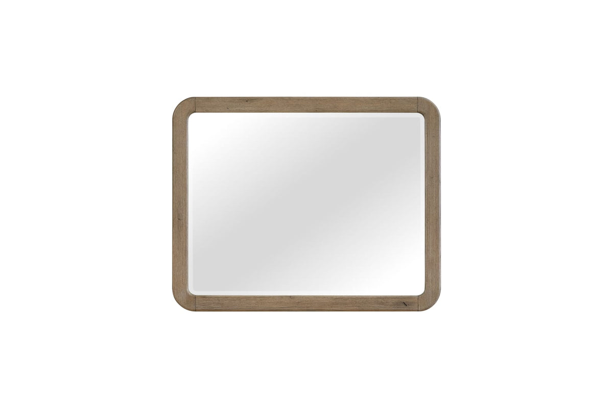 Oak Knotty Wood Mirror - 50" Landscape Mirror