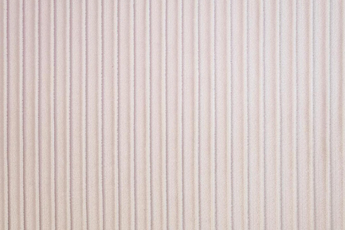 Contemporary Queen Bed Frame - Light Pink Corduroy Storage