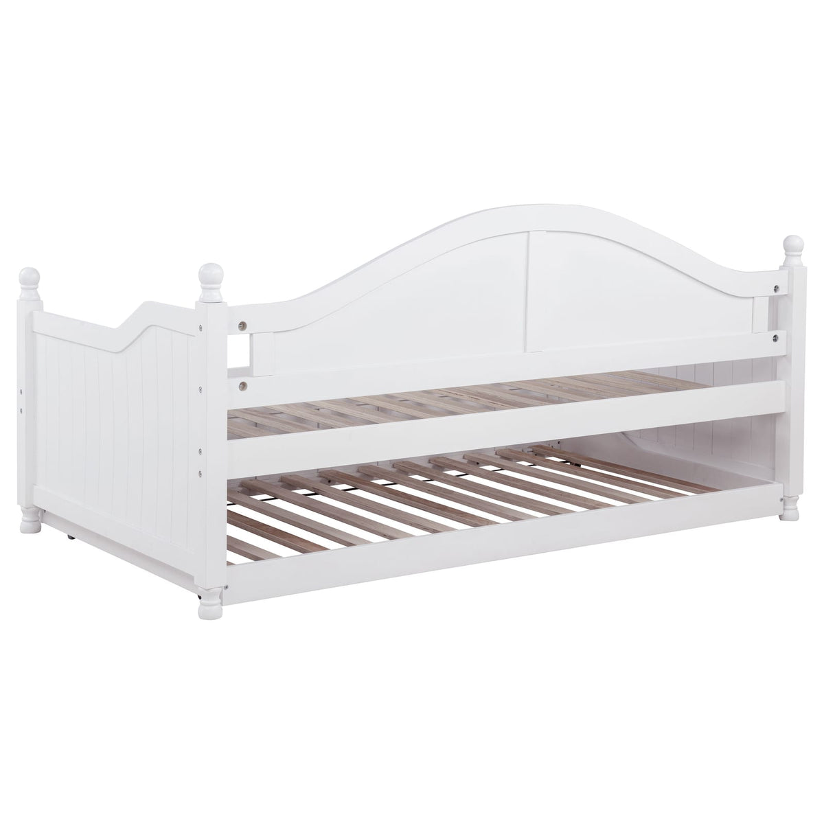 Twin White Daybed with Trundle - Bedroom Furniture for Living Room