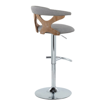 Adjustable Barstool Set of 2 with Swivel Seat for Kitchen Dining Room