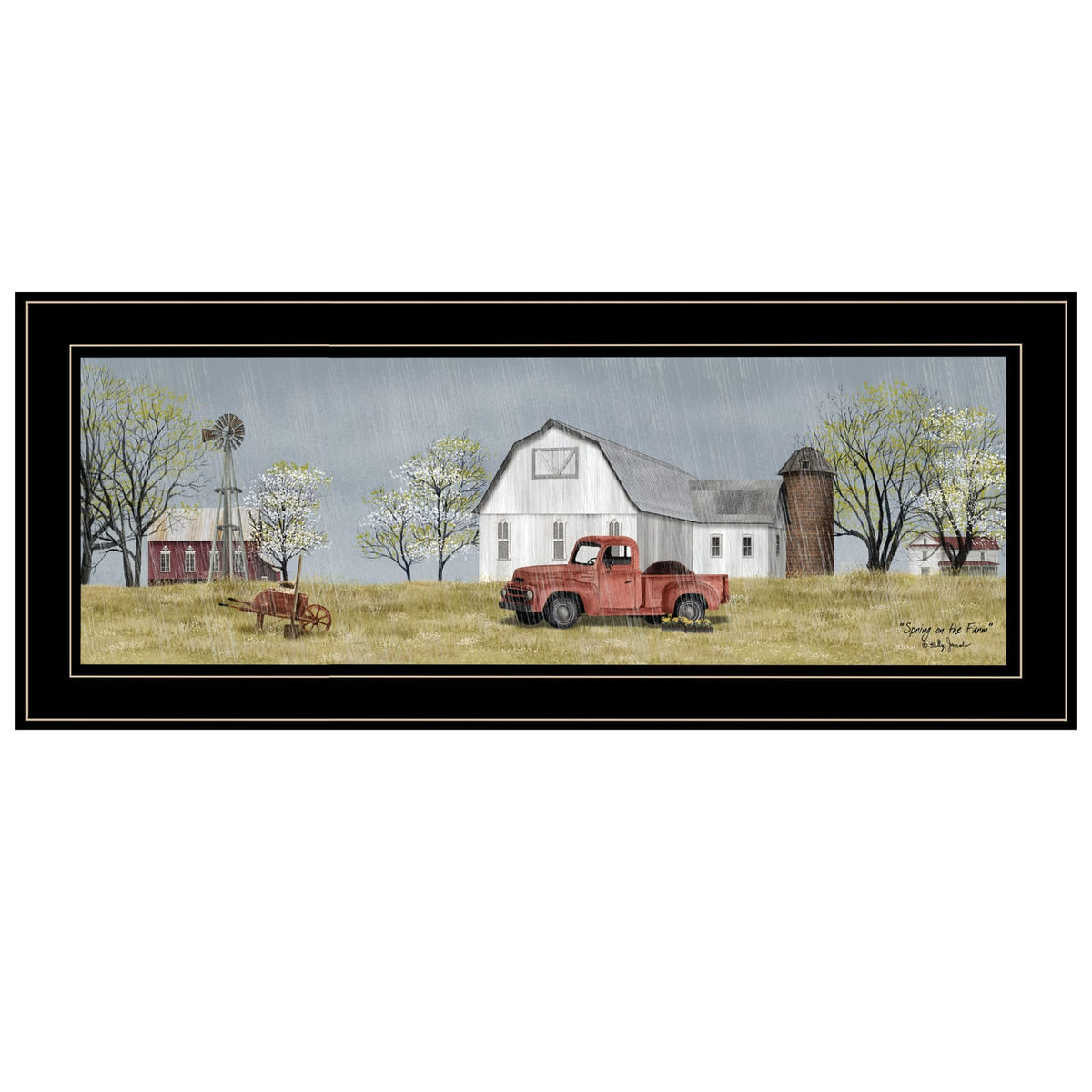 Black Frame Spring On Farm Art Print - Billy Jacobs