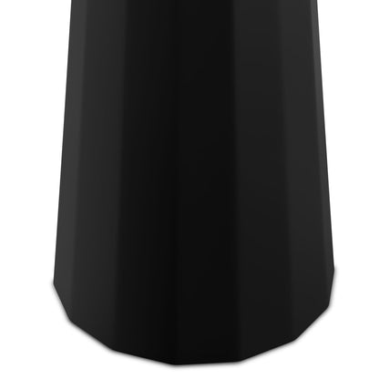 13"D x 13"W Black Wood Accent Table - Small Table for Living Room