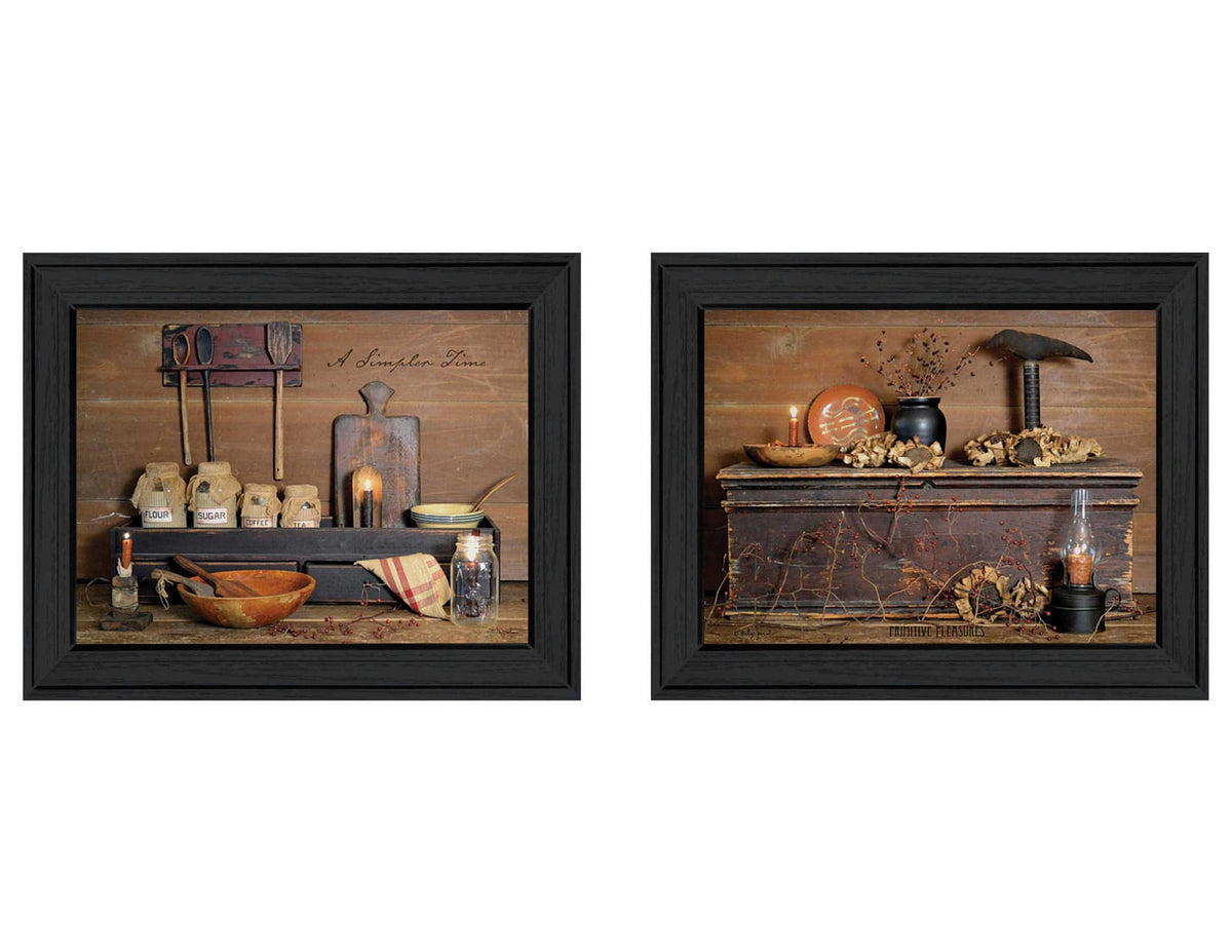 Multicolor MDF Framed Wall Art - Living Room Decor