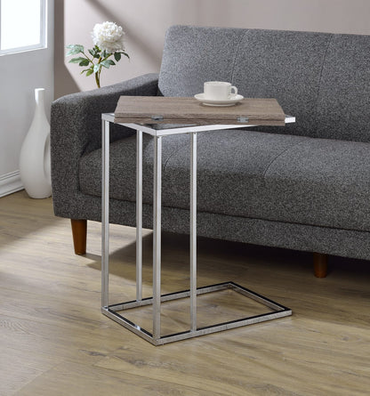 18" x 24" Oak Accent Table with Swivel Extension Top