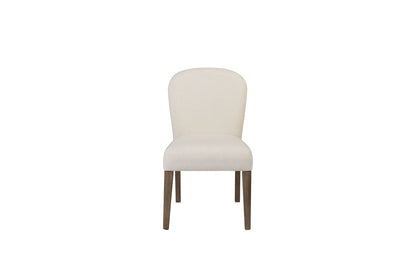 Arch Upholstered Dining Chairs with Cocoa Wood Frame for Kitchen Storage