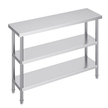 Stainless Steel Prep Table - 14x48 Work Table