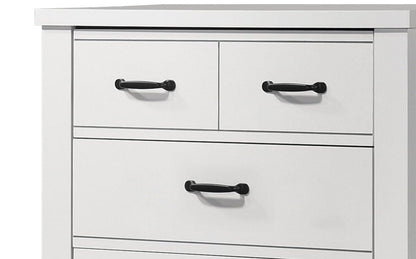 Cassini 31" White 5-Drawer Chest - Durable Storage Dresser