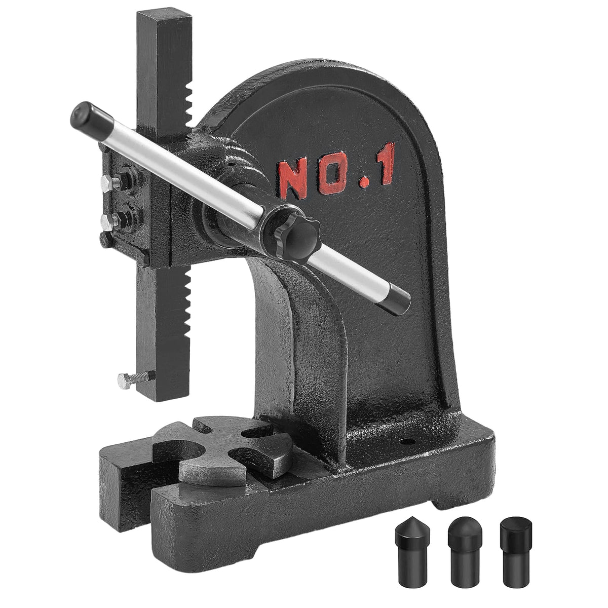 1 Ton Cast Iron Arbor Press - Manual Desktop Press