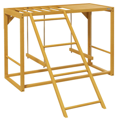 Natural Wood Chicken Coop Toy for Chickens - 3-4 Birds