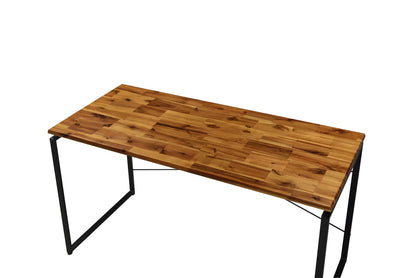 Jurgen Oak & Black Writing Desk - Home Office Storage