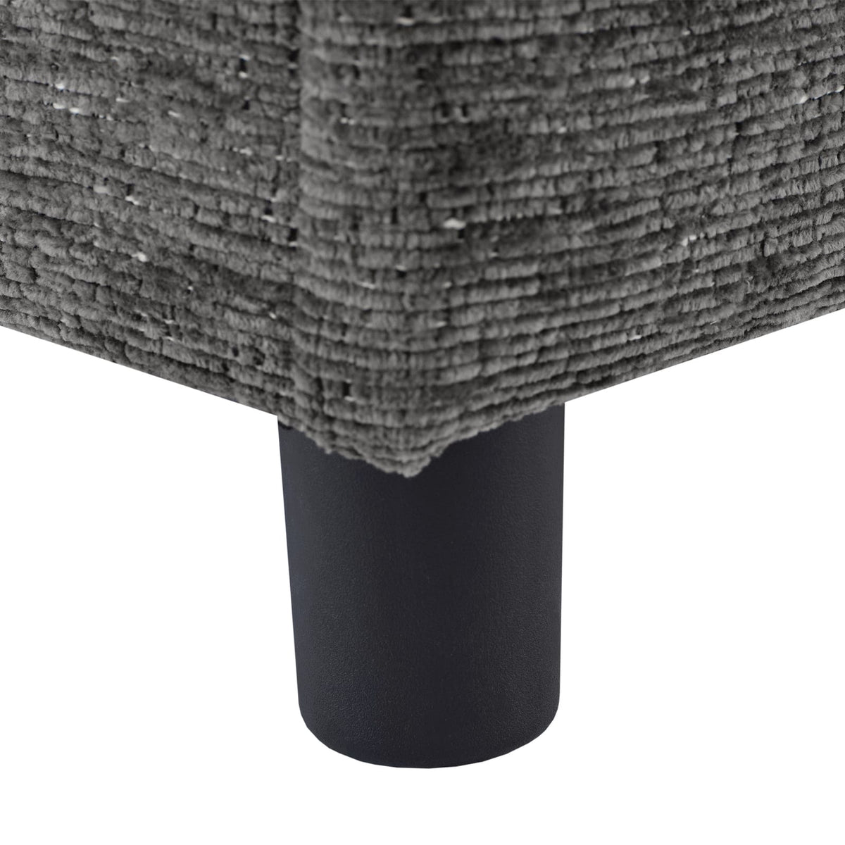 109.9" Grey Chenille U-Shaped Sofa Bed with Storage for Living Room