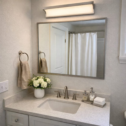 Brushed Nickel LED Bathroom Vanity Light Bar