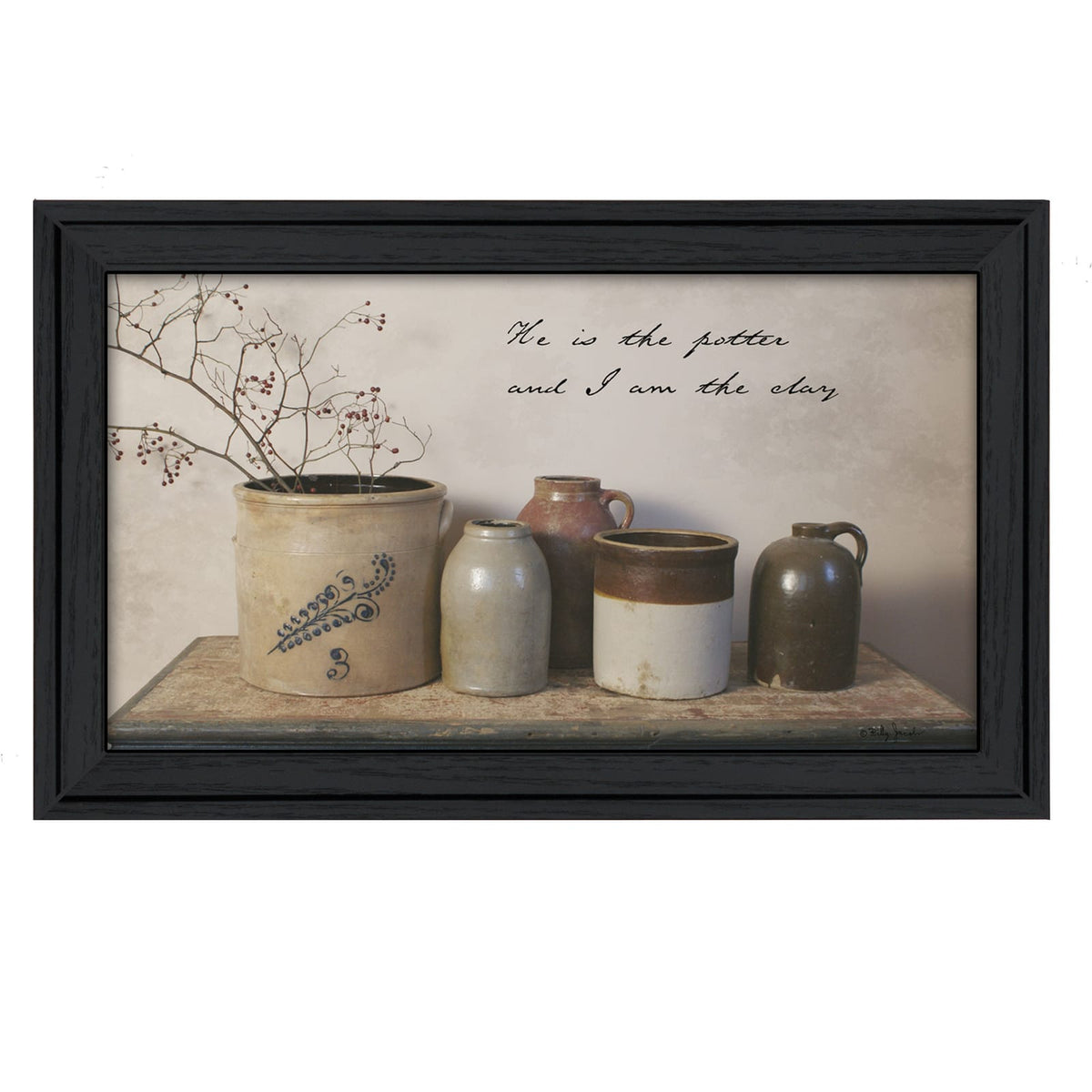 He Is Framed Wall Art - Farmhouse Bedroom Decor