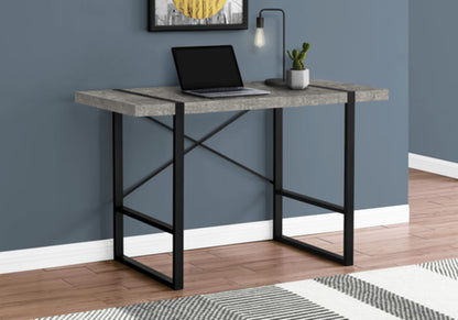 Grey Concrete Desk - 48" Home Office Computer Desk