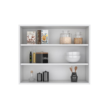Meeker Wall Cabinet - White Kitchen Storage Shelf