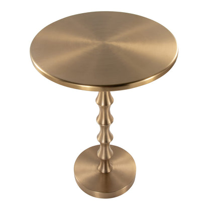 26.75" Gold Metal Accent Table - Modern Style for Living Room