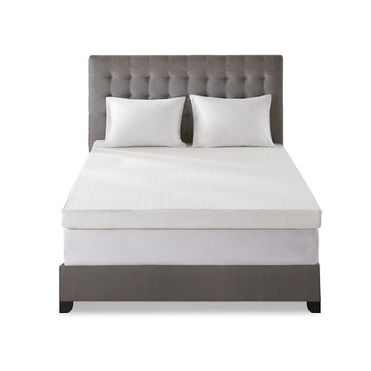 White Polyester Mattress Protector 80x78 Inch