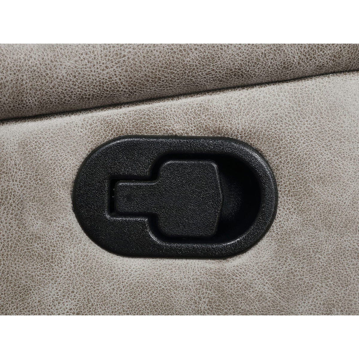 Taupe Upholstered Swivel Glider Recliner - 41" Wide