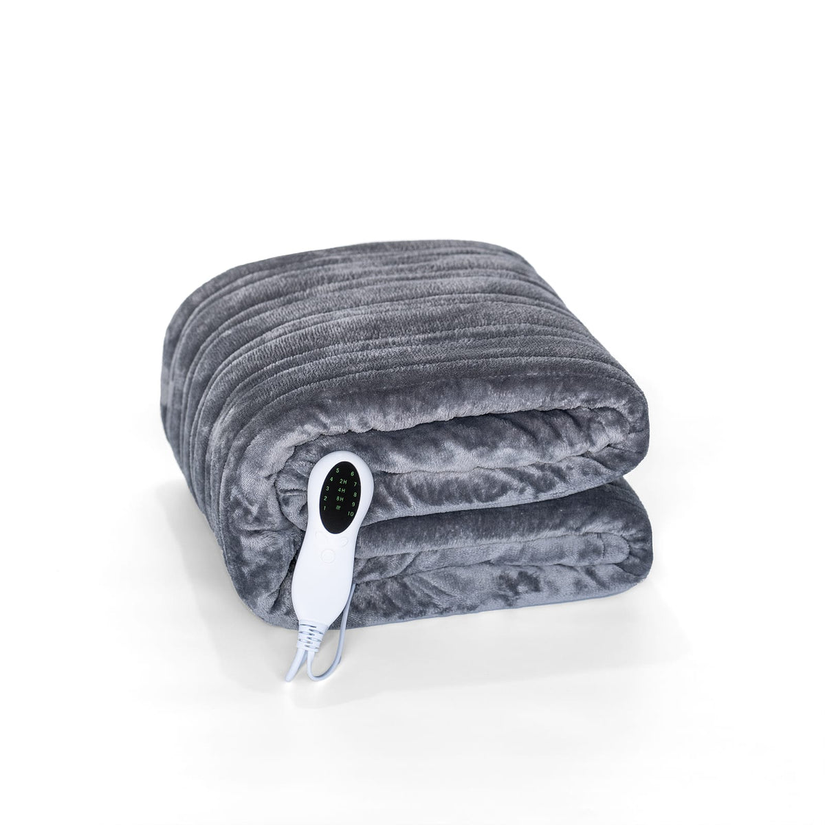 Ultra-Soft Flannelette Electric Blanket - Grayish