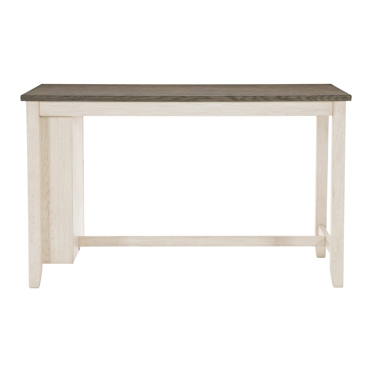 Antique White Rectangular Dining Table Set - Seats 4