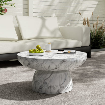 Magnesium Oxide Marble Coffee Table Outdoor Patio