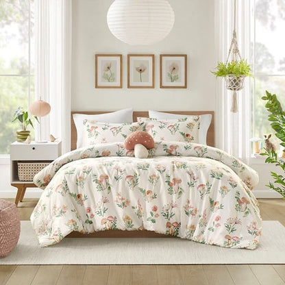 Full Polyester Mushroom Bedding Set