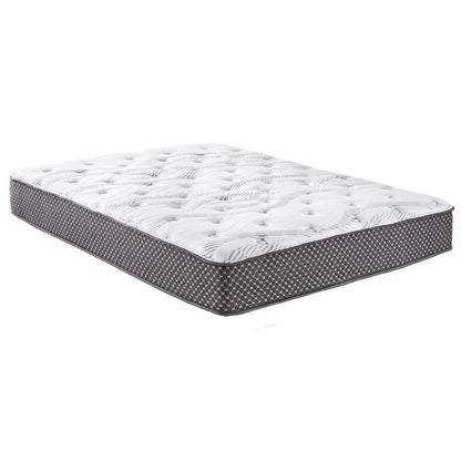 Full Size Foam Spring Mattress - Black White for Bedroom