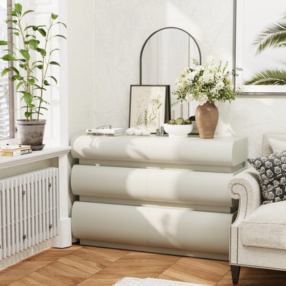 6-Drawer White Dresser - Bedroom Storage & Minimalist Style