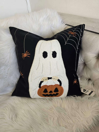 Halloween Ghost Throw Pillow Set - 20x20 Inch
