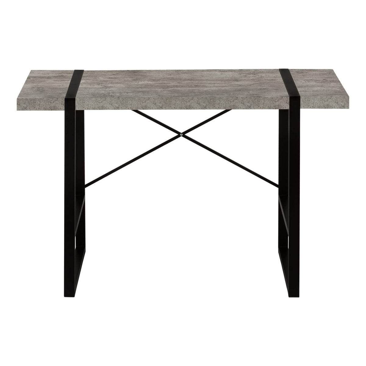 Grey Concrete Desk - 48" Home Office Computer Desk