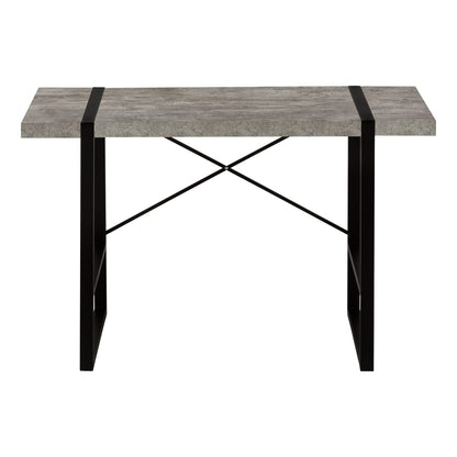 Grey Concrete Desk - 48" Home Office Computer Desk
