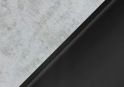 Accent Table, Side Table - Grey MDF & Black Metal Legs