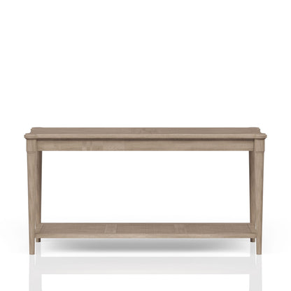 Sofa Table in Sand Finish - Storage & Style