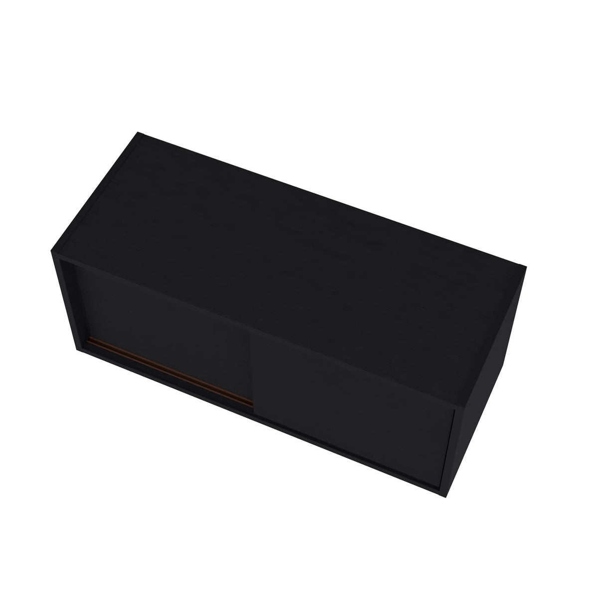Anegam Floating Cabinet - Black Wall Mounted File Storage