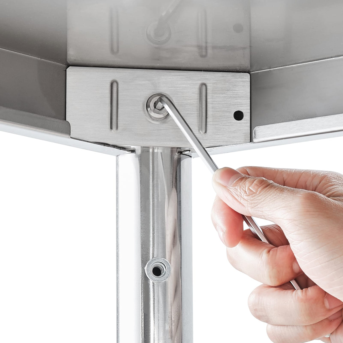 24 x 36 Stainless Steel Work Table - Silver for Living Room
