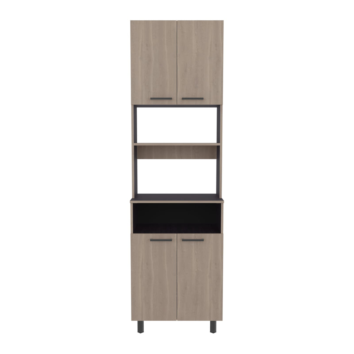 Otomo Pantry Cabinet - 5 Shelves, Multicolor MDF Storage
