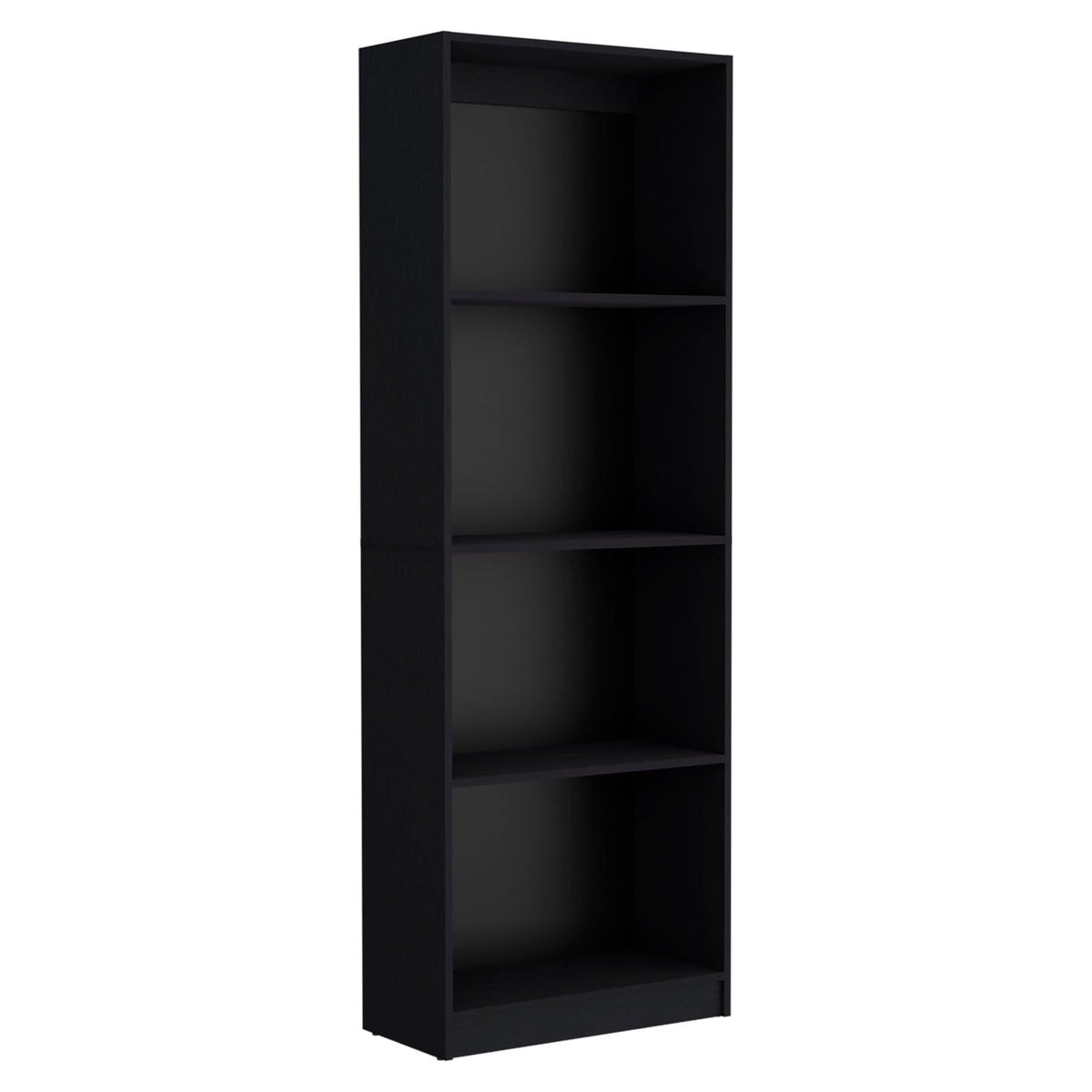 Black 3-Piece Bookcase Set - 67" Wide Storage