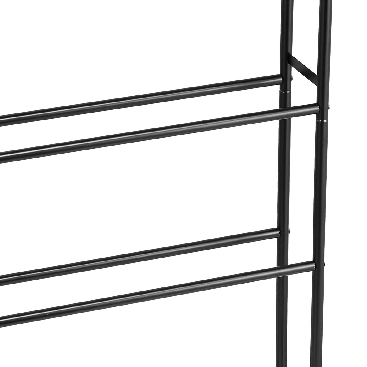 Black Carbon Steel 3D Printer Filament Rack - 4 Tier Storage