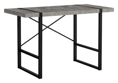 Grey Concrete Desk - 48" Home Office Computer Desk