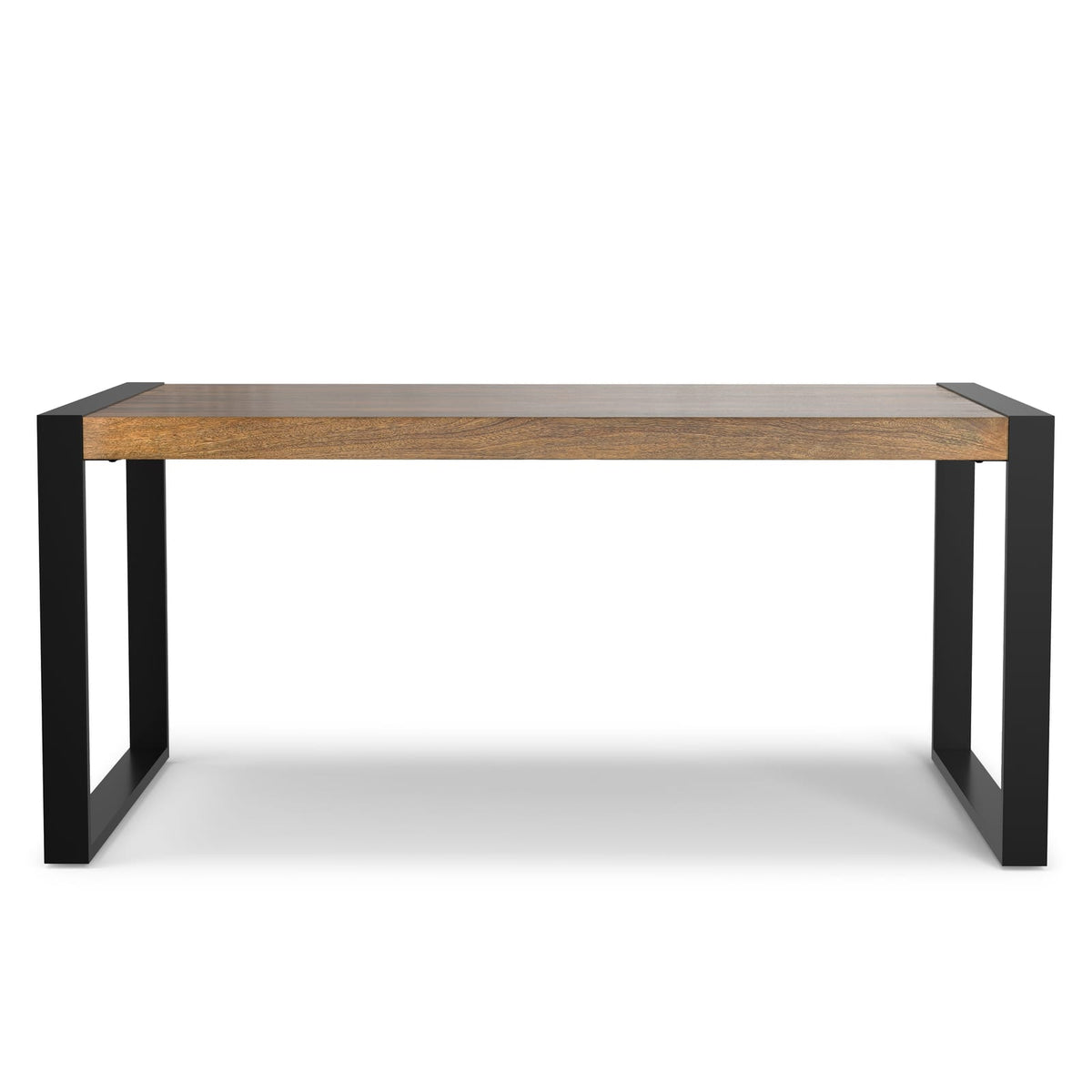 Light Tobacco Wood Dining Table - 4 Person